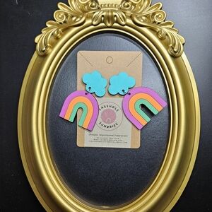 Handmade Rainbow earrings